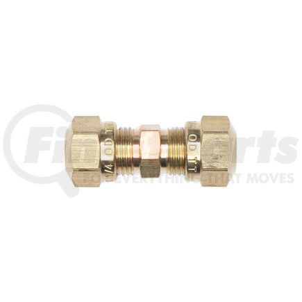 Haldex 11203 Air Brake Air Line Connector Fitting - Union Fitting for Nylon Tubing, Tube Size 1/2 in. O.D.