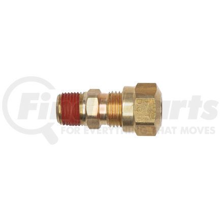 Haldex 11228 Air Brake Air Line Connector Fitting - Male Connector, Nylon Tubing, 1/8 in. NPT, 1/4 in. O.D.