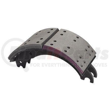 Haldex GD4515X3R Drum Brake Shoe and Lining Assembly - Rear, Relined, 1 Brake Shoe, without Hardware, for use with Fruehauf "XEM3" Applications