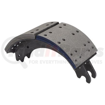 Haldex GF4515QR Drum Brake Shoe and Lining Assembly - Rear, Relined, 1 Brake Shoe, without Hardware, for use with Meritor "Q" Current Design Applications