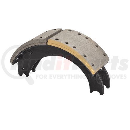 Haldex GG4719ES2R Drum Brake Shoe and Lining Assembly - Front, Relined, 1 Brake Shoe, without Hardware, for use with Eaton "ESII" Applications
