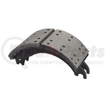 Haldex GN4515X3R Drum Brake Shoe and Lining Assembly - Rear, Relined, 1 Brake Shoe, without Hardware, for use with Fruehauf "XEM3" Applications