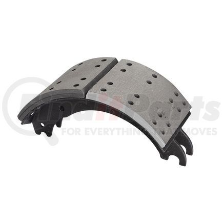 Haldex GR4515X3R Drum Brake Shoe and Lining Assembly - Rear, Relined, 1 Brake Shoe, without Hardware, for use with Fruehauf "XEM3" Applications