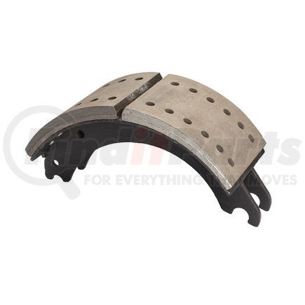 Haldex GR4704QR Drum Brake Shoe and Lining Assembly - Front, Relined, 1 Brake Shoe, without Hardware, for use with Meritor "Q" Plus Applications