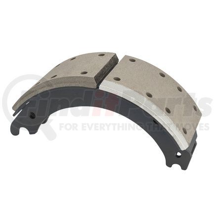 Haldex GR4720QR Drum Brake Shoe and Lining Assembly - Front, Relined, 1 Brake Shoe, without Hardware, for use with Meritor "Q" Plus Applications