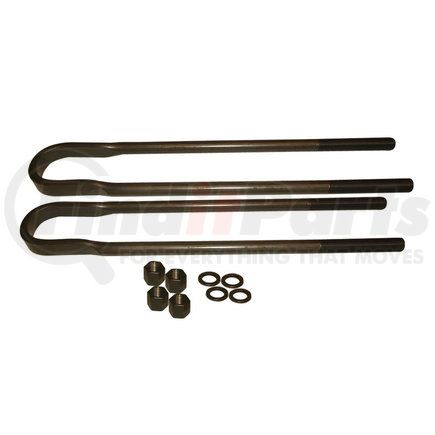 POWER10 PARTS SFT-224K U-Bolt Kit NEWAY 1in-14 D x 6-5/16in W x 9-1/2in L - Round Forged Top