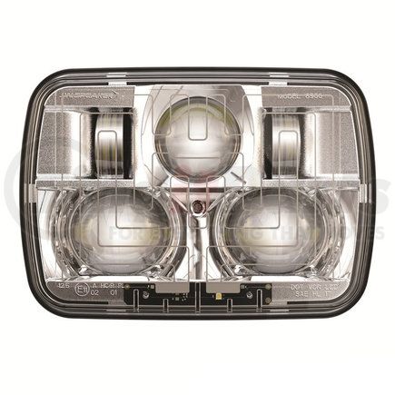 Paccar 0554461JWS Headlight - Chrome, Heated, DOT/ECE Certified
