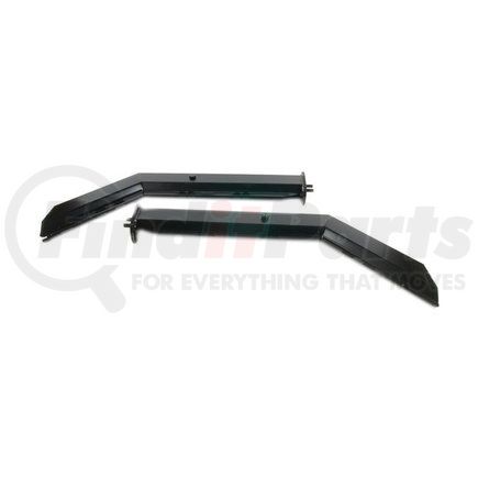 Paccar B673025NTBK Mud Flap Hanger - Angled Spring Loaded Type, Powdercoated Carbon Steel, 30.25" Nominal Length