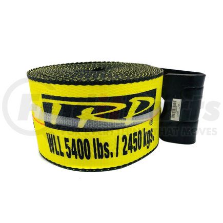 Paccar CS430YF Ratchet Tie Down Strap - Yellow, with Flat Hook, 4" x 30'
