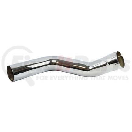 Paccar EP50EL65202C Exhaust Pipe - LH, M Bend, 6" reduces to 5" ID/OD, Chrome, Steel