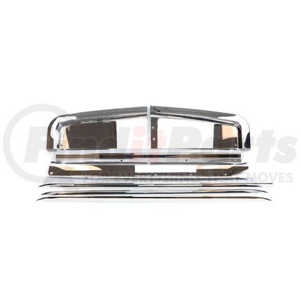 Paccar GRKW900L Grille - Stainless Steel, For Kenworth W900L