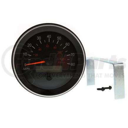 Paccar GSB11005ATK Speedometer Gauge - 128 mm, 0-80 mph, with Trip