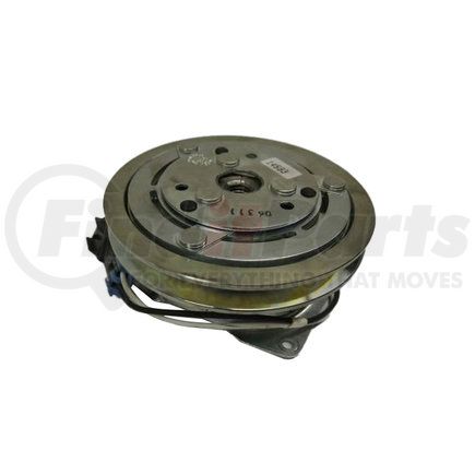 Paccar KA15300 A/C Compressor Clutch - with Pulley, 1-Groove, 12V, 6" Diameter