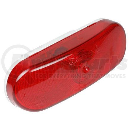 Paccar LB012202 Brake / Tail / Turn Signal Light - Red, Oblong, 6", Incandescent