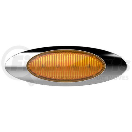 Paccar LL042102 Marker Light - Oblong, Red, LED, 2.25" x 6.5", Non-Reflective Lens