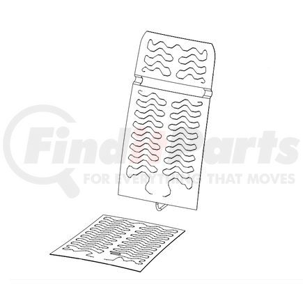 Paccar SP11903 Seat Back Cushion - with Heaters, For Kenworth Applications