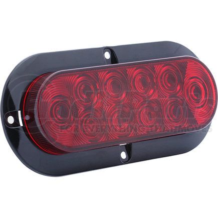 Paccar STL78RBP Brake / Tail / Turn Signal Light - Red, 6", Oval, LED, Sealed, Surface Mount