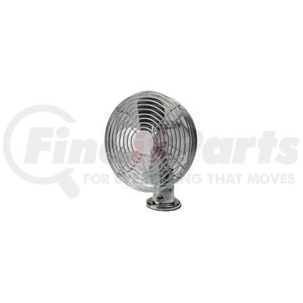 Paccar HD10200 Single Defrost Fan - Medium, Chrome, 12V, 10" Swivel Base