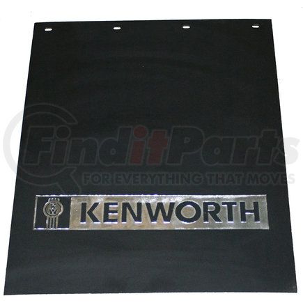 Paccar 24X30BKWF Mud Flap - White, 30" x 30"