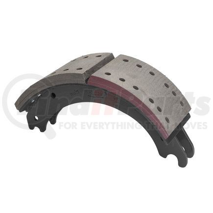 Haldex GD4715QR Drum Brake Shoe and Lining Assembly - Rear, Relined, 1 Brake Shoe, without Hardware, for use with Meritor "Q" Plus Applications