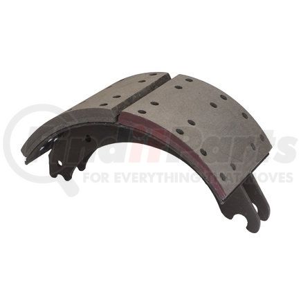 Haldex GD4718QR Drum Brake Shoe and Lining Assembly - Rear, Relined, 1 Brake Shoe, without Hardware, for use with Meritor "Q" Plus Applications