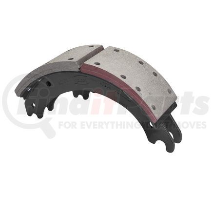 Haldex GD4720QR Drum Brake Shoe and Lining Assembly - Rear, Relined, 1 Brake Shoe, without Hardware, for use with Meritor "Q" Plus Applications