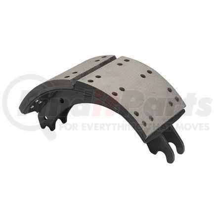 Haldex HV774707QN Drum Brake Shoe and Lining Assembly - Rear, New, 1 Brake Shoe, without Hardware, for use with Meritor "Q" Plus Applications