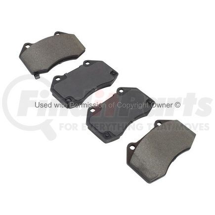 MPA Electrical 1003-1379M Quality-Built Black Series Semi-Metallic Brake Pads w/ Hardware