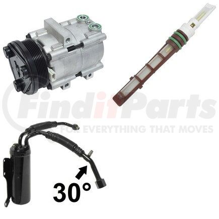Universal Air Conditioner (UAC) CK1550 A/C Compressor Kit -- Short Compressor Replacement Kit