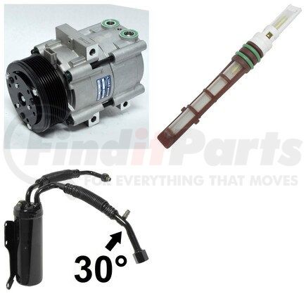Universal Air Conditioner (UAC) CK1555 A/C Compressor Kit -- Short Compressor Replacement Kit