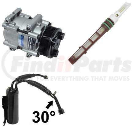 Universal Air Conditioner (UAC) CK1628 A/C Compressor Kit -- Short Compressor Replacement Kit