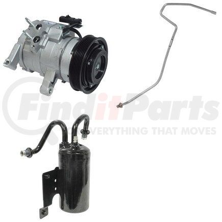 Universal Air Conditioner (UAC) CK1982 A/C Compressor Kit -- Short Compressor Replacement Kit