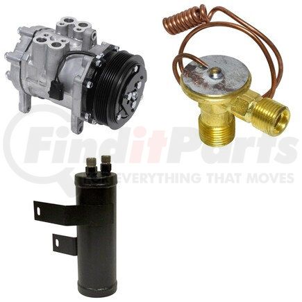 Universal Air Conditioner (UAC) CK4491 A/C Compressor Kit -- Short Compressor Replacement Kit