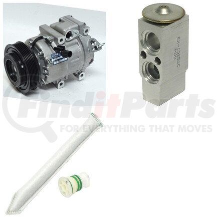 Universal Air Conditioner (UAC) CK4966 A/C Compressor Kit -- Short Compressor Replacement Kit