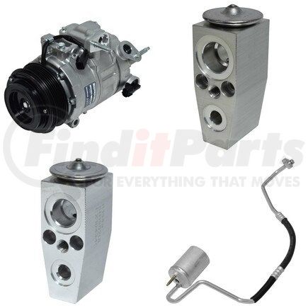 Universal Air Conditioner (UAC) CK5190 A/C Compressor Kit -- Short Compressor Replacement Kit
