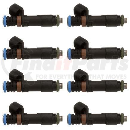 Standard Ignition FJ817RP8 Fuel Injector - Black, MFI, 2 Male Blade Terminals, with O-Rings