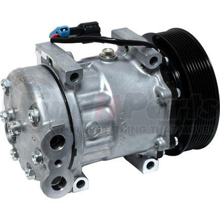 Universal Air Conditioner (UAC) CO4108 A/C Compressor -- Sanden SD7H15 Compressor Assembly