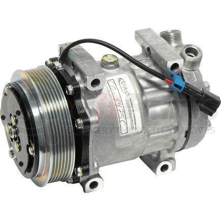 Universal Air Conditioner (UAC) CO4475 A/C Compressor -- Sanden SD7H15 Compressor Assembly
