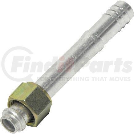 Universal Air Conditioner (UAC) FT1503C A/C Refrigerant Hose Fitting -- Aluminum Straight Female Oring Barb Fitting