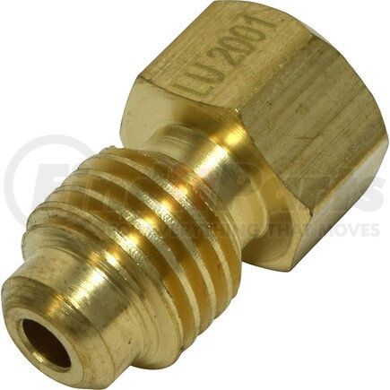 Universal Air Conditioner (UAC) FT15076C A/C Refrigerant Hose Fitting -- Brass Vaccuum Pump Fitting