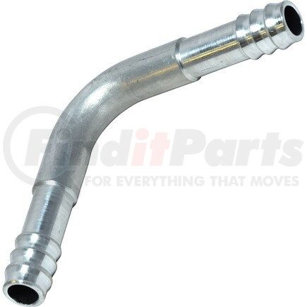 Universal Air Conditioner (UAC) FT1613C A/C Refrigerant Hose Fitting -- Aluminum 90º Barb Splicer Fitting