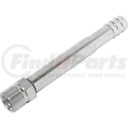 Universal Air Conditioner (UAC) FT1802C A/C Refrigerant Hose Fitting -- Aluminum Straight Male Insert Oring Barb Fitting