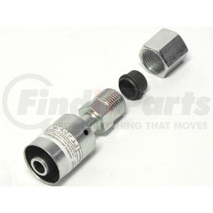 Universal Air Conditioner (UAC) FT2906SBC A/C Refrigerant Hose Fitting -- Steel Straight Compression Beadlock Fitting