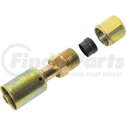Universal Air Conditioner (UAC) FT2902SBC A/C Refrigerant Hose Fitting -- Steel Straight Compression Beadlock Fitting