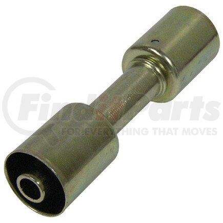 Universal Air Conditioner (UAC) FT6103SBC A/C Refrigerant Hose Fitting -- Steel Straight Beadlock Splicer Fitting
