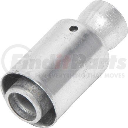 Universal Air Conditioner (UAC) FT6605RBC A/C Refrigerant Hose Fitting -- Aluminum Straight Outer Weld-on Beadlock Fitting