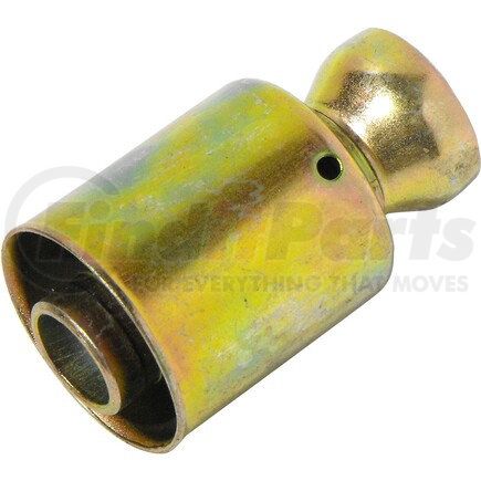 Universal Air Conditioner (UAC) FT6604SBC A/C Refrigerant Hose Fitting -- Steel Straight Outer Weld-on Beadlock Fitting