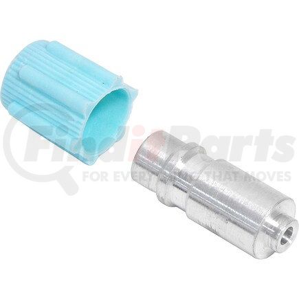 UNIVERSAL AIR CONDITIONER (UAC) FT7626C A/C Service Valve Fitting -- Aluminum Str. Inner Weld-on Service Port Fitting