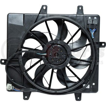 UNIVERSAL AIR CONDITIONER (UAC) FA50195C Engine Cooling Fan Assembly -- Radiator Fan