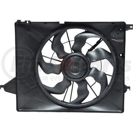 Universal Air Conditioner (UAC) FA50424C Engine Cooling Fan Assembly -- Radiator Fan
